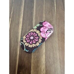 Vera Bradley Slim Hard Clam Shell Sunglass Eyeglass Case Multicolor Floral